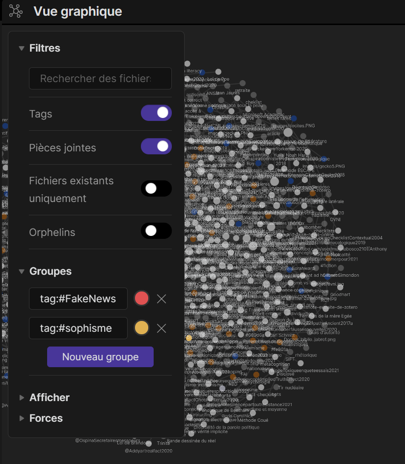 couleur des tags